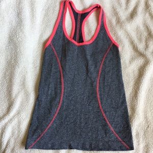 Pink/Grey Workout Top